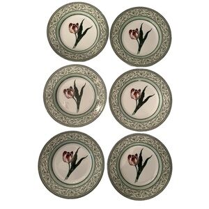 The Royal Horticulture Society Applebee Collection Lunch Plates (set of 6)
